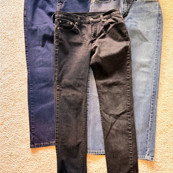 Men”s Levi Jeans style 501, 502, 511 black and blue - Picture 2 of 6